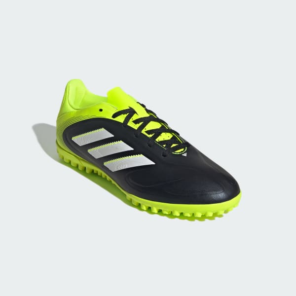 Purchase (W) Adidas Copa Pure.3 Club TF Zapatos de Fútbol Negro/Blanco/Limón Lucido JR2893