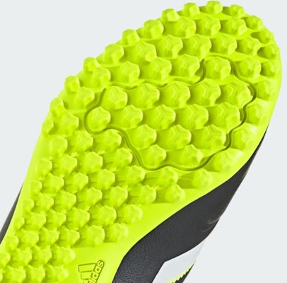 (Women) Adidas Copa Pure.3 Club TF Soccer Shoes Core Black/Cloud White/Lucid Lemon JR2893 2