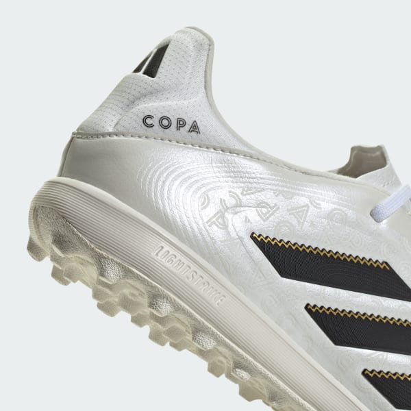 (W) Adidas Copa Pure.3 League TF Football Shoes Zero Metalic/Core Black/Gold Metallic 圖 8
