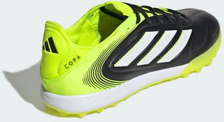 Adidas Copa Pure 3 Pro TF Soccer Shoes Core Black/Cloud White/Lucid Lemon JR2834 Details for Adidas Copa Pure 3 Pro TF Soccer Shoes Core Black/Cloud White/Lucid Lemon JR2834