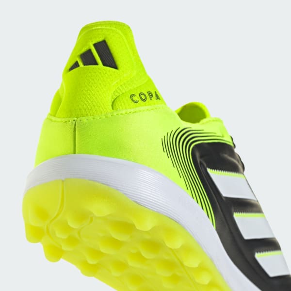 (W) Adidas Copa Pure 3 Pro TF Soccer Shoes Core Black/Cloud White/Lucid Lemon 圖 9