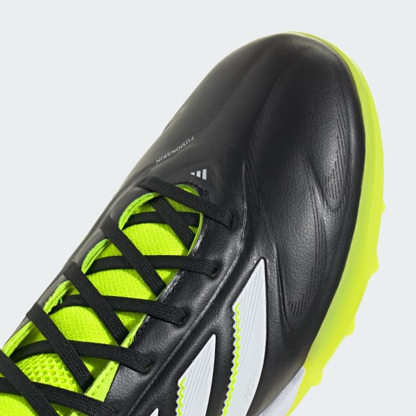 (W) Adidas Copa Pure 3 Pro TF Soccer Shoes Core Black/Cloud White/Lucid Lemon 圖 10