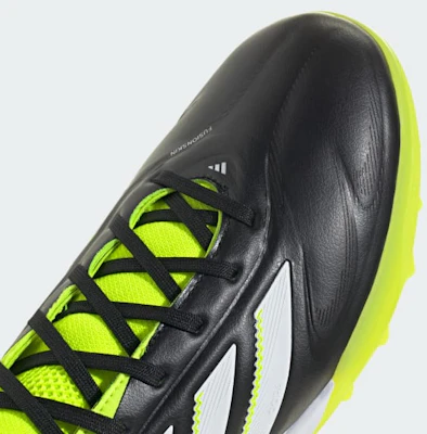 Adidas Copa Pure 3 Pro TF Soccer Shoes Core Black/Cloud White/Lucid Lemon JR2834 2