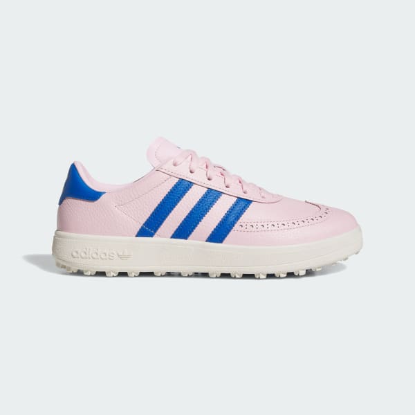 (Women) Adidas Coscub Spikeless Golf Shoes Clear Pink/Off White/Blue Bird JP8525