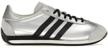 (Women) adidas Country OG 'Silver Metallic Black' JH6337 (Women) adidas Country OG 'Silver Metallic Black' JH6337