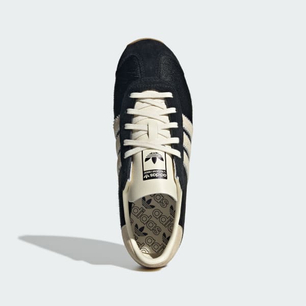 Lookbook (W) Adidas Country OG Blanc Crème/Noir/Beige Doré JQ0545