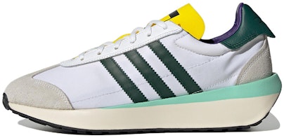 (Women) adidas Country XLG 'White Collegiate Green Yellow' IF8118 (Women) adidas Country XLG 'White Collegiate Green Yellow' IF8118