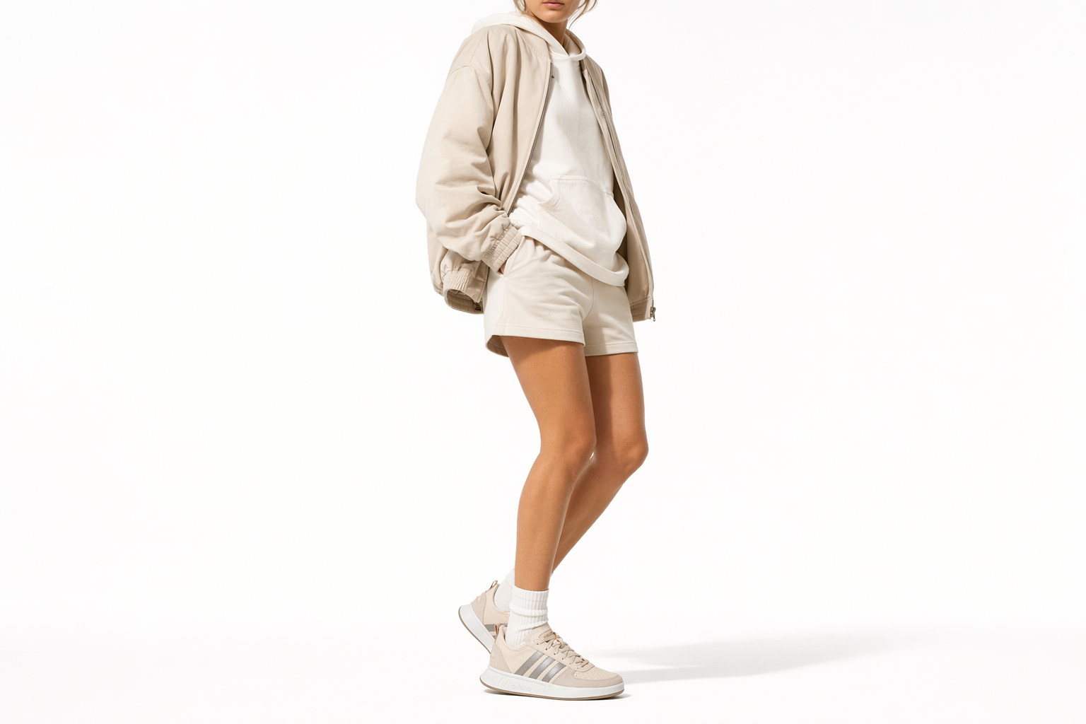 Order 愛迪達 Court80s 灰粉銀 女款