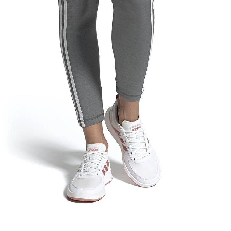 Cheap (Women) adidas Court80s White/Pink EE9840