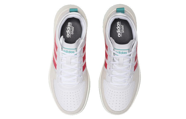 Shop (W) adidas Court 80s Wit/Rood EF9476
