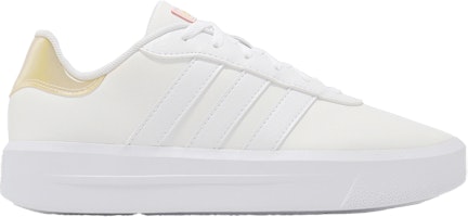(Women) adidas Court Platform 'White Gold' GV8997 (Women) adidas Court Platform 'White Gold' GV8997