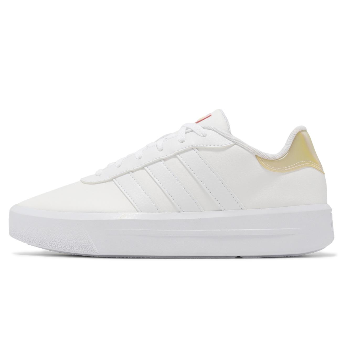 (Women) adidas Court Platform 'White Gold' GV8997