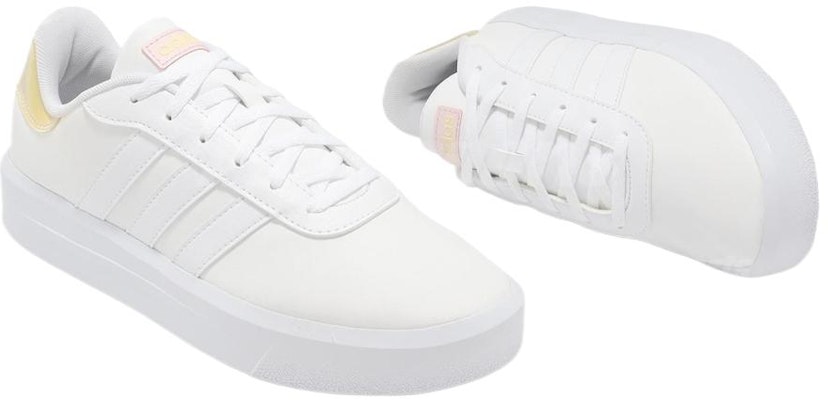 (W) 아디다스 코트 플랫폼 '화이트 골드' (Adidas Court Platform '화이트 골드') GV8997 Lookbook (W) 아디다스 코트 플랫폼 '화이트 골드' (Adidas Court Platform '화이트 골드') GV8997