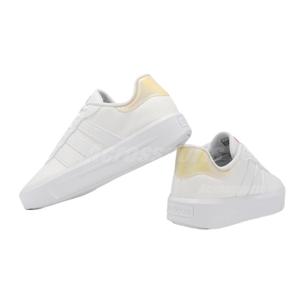 Shop (W) adidas Court Platform ''Wit Goud'' GV8997