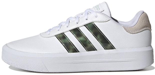(W) adidas Court Platform 'Putih Linen Hijau' HP9434 Buy (W) adidas Court Platform 'Putih Linen Hijau' HP9434