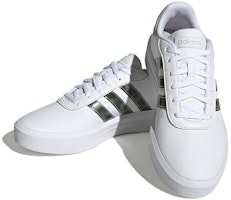 (女性)adidas Court Platform '白色麻布綠色' HP9434 Lookbook (女性)adidas Court Platform '白色麻布綠色' HP9434