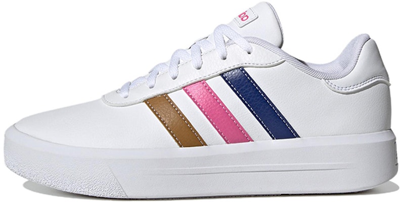 (W) adidas Court Platform 'Putih Ungu Merah Muda Coklat' HP9429 Buy (W) adidas Court Platform 'Putih Ungu Merah Muda Coklat' HP9429