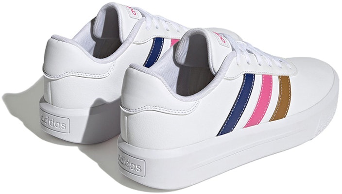 (W) adidas Court Platform 'Putih Ungu Merah Muda Coklat' HP9429 Shop (W) adidas Court Platform 'Putih Ungu Merah Muda Coklat' HP9429