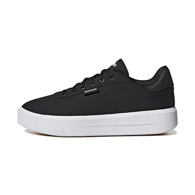(W) adidas Court Platform CLN 'Black White'