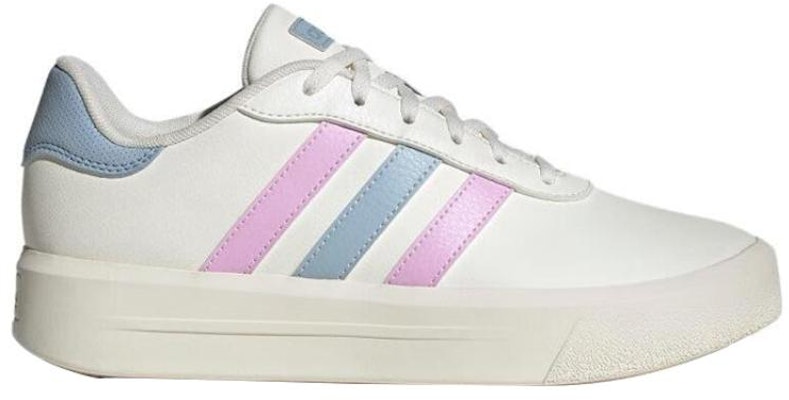 (W) Sepatu Adidas Court Platform 'Off White Lilac Blue' IE9987 Order (W) Sepatu Adidas Court Platform 'Off White Lilac Blue' IE9987