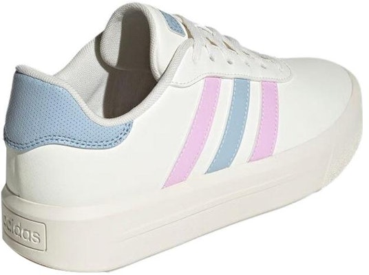 (W) Sepatu Adidas Court Platform 'Off White Lilac Blue' IE9987 Lookbook (W) Sepatu Adidas Court Platform 'Off White Lilac Blue' IE9987