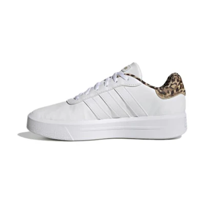 (W) adidas Court Platform Shoes 'White Leopard'