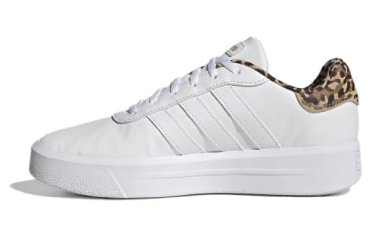 (Women) adidas Court Platform Shoes 'White Leopard' GW9786