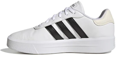 (Women) adidas Court Platform Shoes 'White Black' HQ4532 (Women) adidas Court Platform Shoes 'White Black' HQ4532
