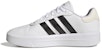 (W) Kasut Platform adidas Court 'Putih Hitam' HQ4532