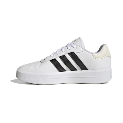 (W) adidas Court Platform Shoes 'White Black'