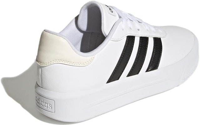 (Women) adidas Court Platform Shoes 'White Black' HQ4532 Lookbook (Women) adidas Court Platform Shoes 'White Black' HQ4532
