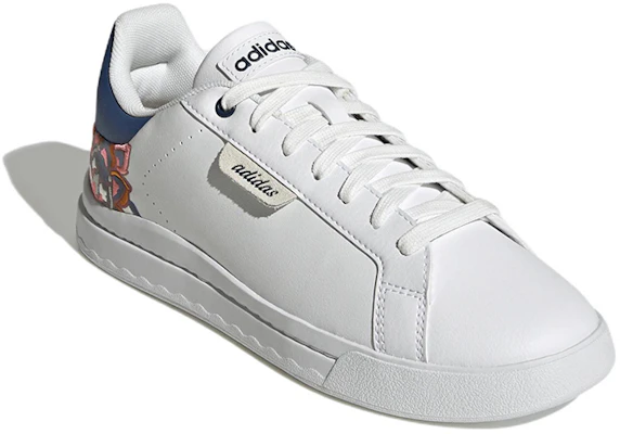 (W) adidas Court Silk ''Wit Mystery Blue'' GX2177 Lookbook (W) adidas Court Silk ''Wit Mystery Blue'' GX2177