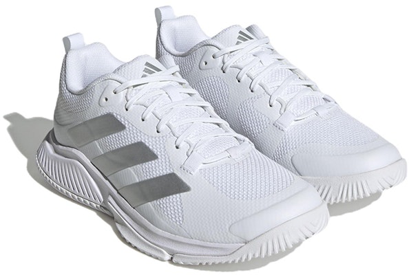 (W) adidas Court Team Bounce 2.0 'Putih Perak Metalik' HR1235 Lookbook (W) adidas Court Team Bounce 2.0 'Putih Perak Metalik' HR1235