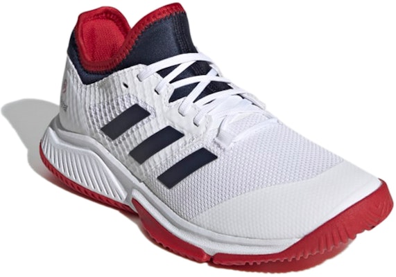 (Women) adidas Court Team Bounce Shoes /Blue 'White' EF2639 Lookbook (Women) adidas Court Team Bounce Shoes /Blue 'White' EF2639