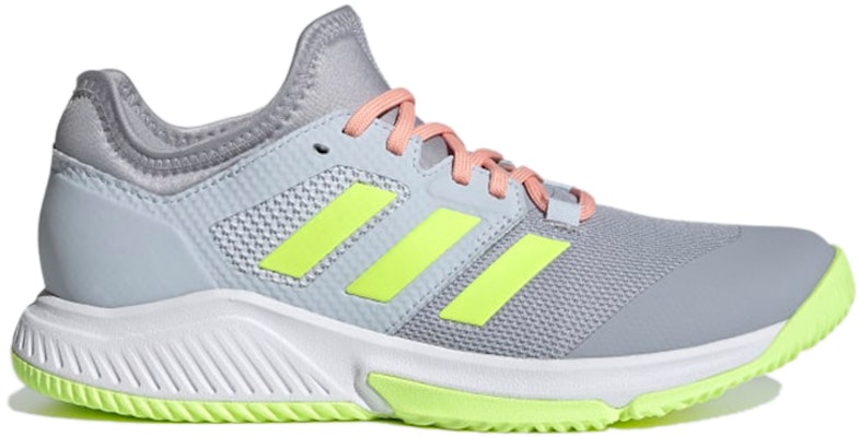 (Women) adidas Court Team Bounce Indoor 'Gray Yellow White' FX1803 Order (Women) adidas Court Team Bounce Indoor 'Gray Yellow White' FX1803
