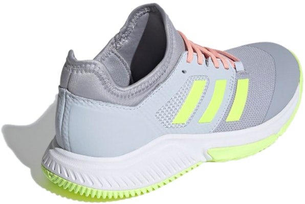 (Women) adidas Court Team Bounce Indoor 'Gray Yellow White' FX1803 Shop (Women) adidas Court Team Bounce Indoor 'Gray Yellow White' FX1803