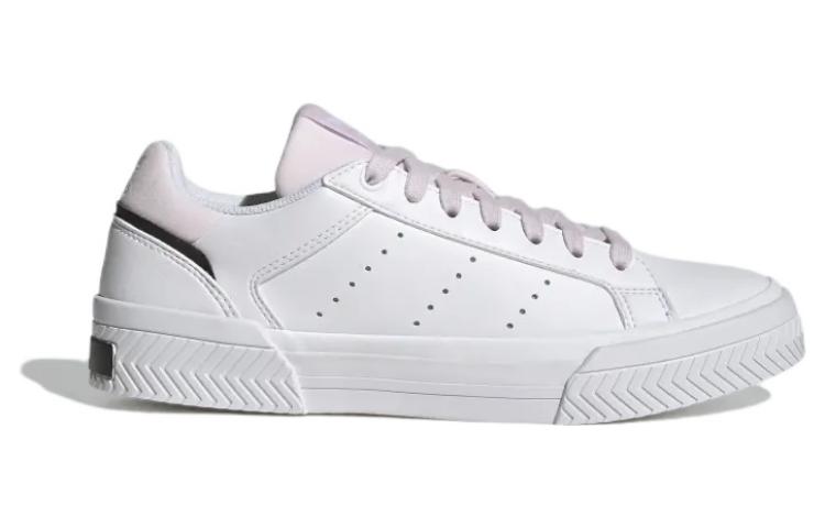 Order adidas originals Court Tourino 耐磨輕便 低幫休閒板鞋 女款 粉白