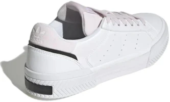 Shop adidas originals Court Tourino 耐磨輕便 低幫休閒板鞋 女款 粉白