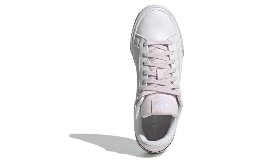 Purchase adidas originals Court Tourino 耐磨輕便 低幫休閒板鞋 女款 粉白