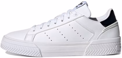 (Women) adidas Court Tourino 'White Black' H05279 (Women) adidas Court Tourino 'White Black' H05279