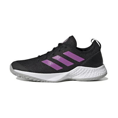 (W) adidas Courtflash 'Black Purple'