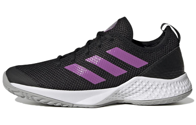 (Women) adidas Courtflash 'Black Purple' GW6263
