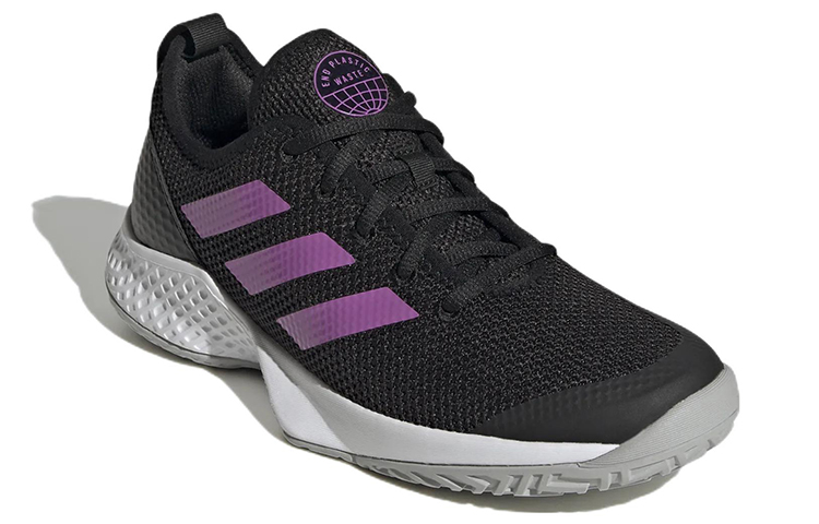 Lookbook adidas Courtflash 網球舒適耐磨鞋 女款 黑紫
