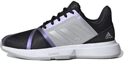 (Women) adidas CourtJam Bounce 'Black Silver Metallic' FX1525 (Women) adidas CourtJam Bounce 'Black Silver Metallic' FX1525
