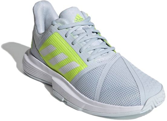 (Women) adidas CourtJam Bounce 'Halo Blue Solar Yellow' FX1524 Lookbook (Women) adidas CourtJam Bounce 'Halo Blue Solar Yellow' FX1524