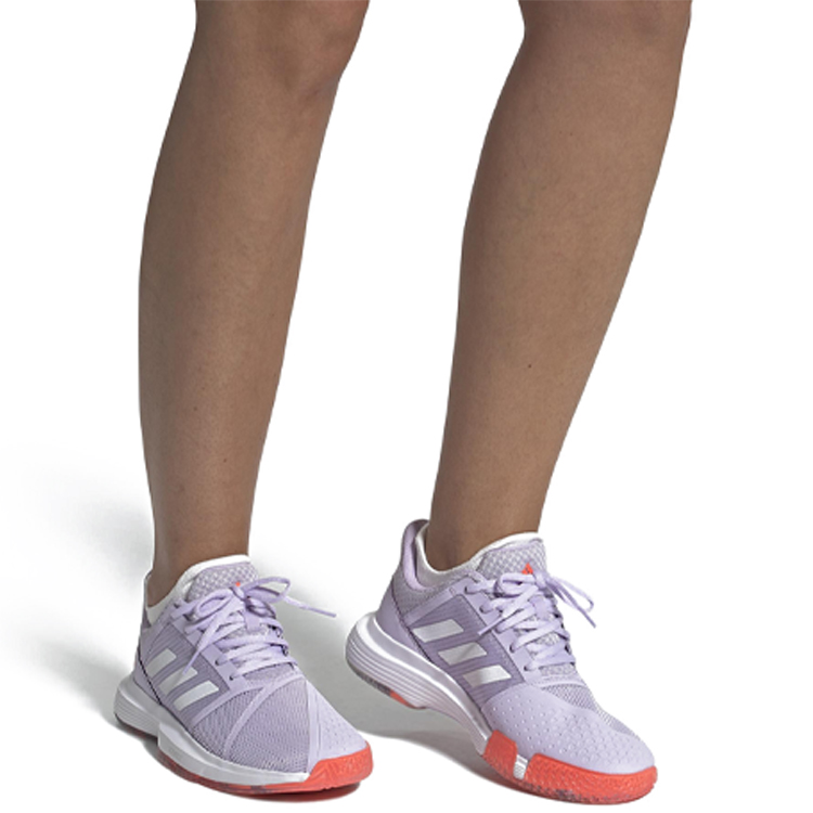Sizing (W) adidas CourtJam Bounce ''Signal Coral'' Damen Tennis Schuhe EF2764
