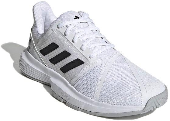 (Women) adidas Courtjam Bounce 'White Black' EF2765 Lookbook (Women) adidas Courtjam Bounce 'White Black' EF2765