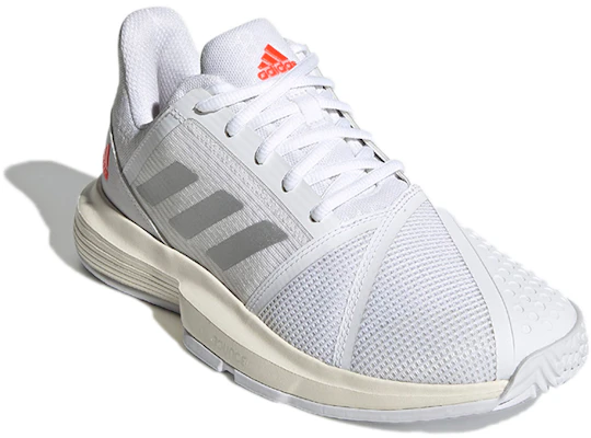 (W) adidas CourtJam Bounce ''Bianco Argento Metallizzato'' H67702 Lookbook (W) adidas CourtJam Bounce ''Bianco Argento Metallizzato'' H67702