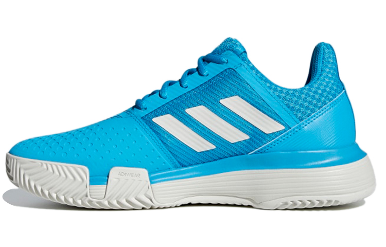 Buy (W) adidas Courtjam Bounce Tennisschuhe Blau/Weiß CG6365