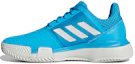 Buy (W) adidas Courtjam Bounce Tennisschuhe Blau/Weiß CG6365